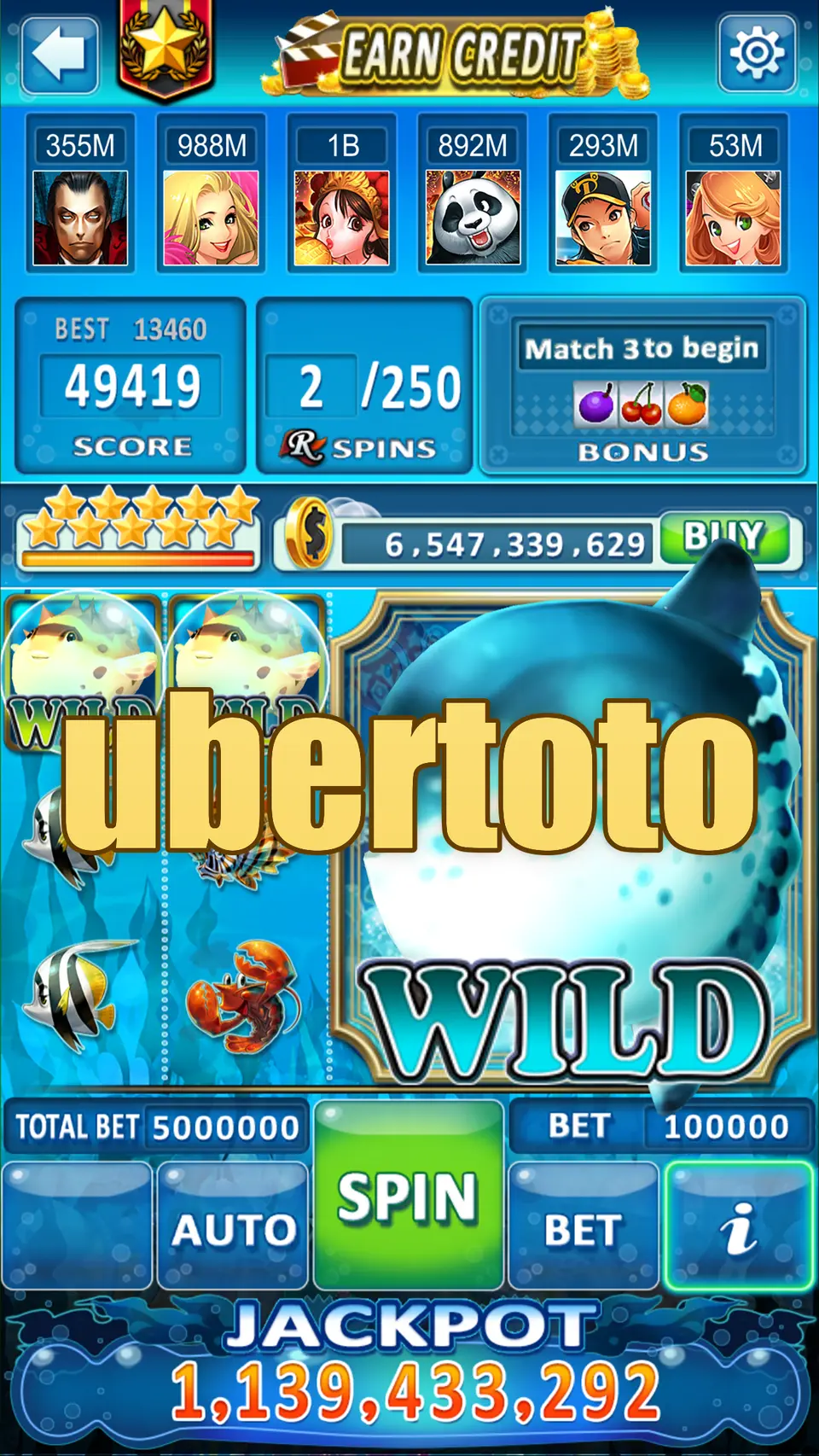 ubertoto Masuk